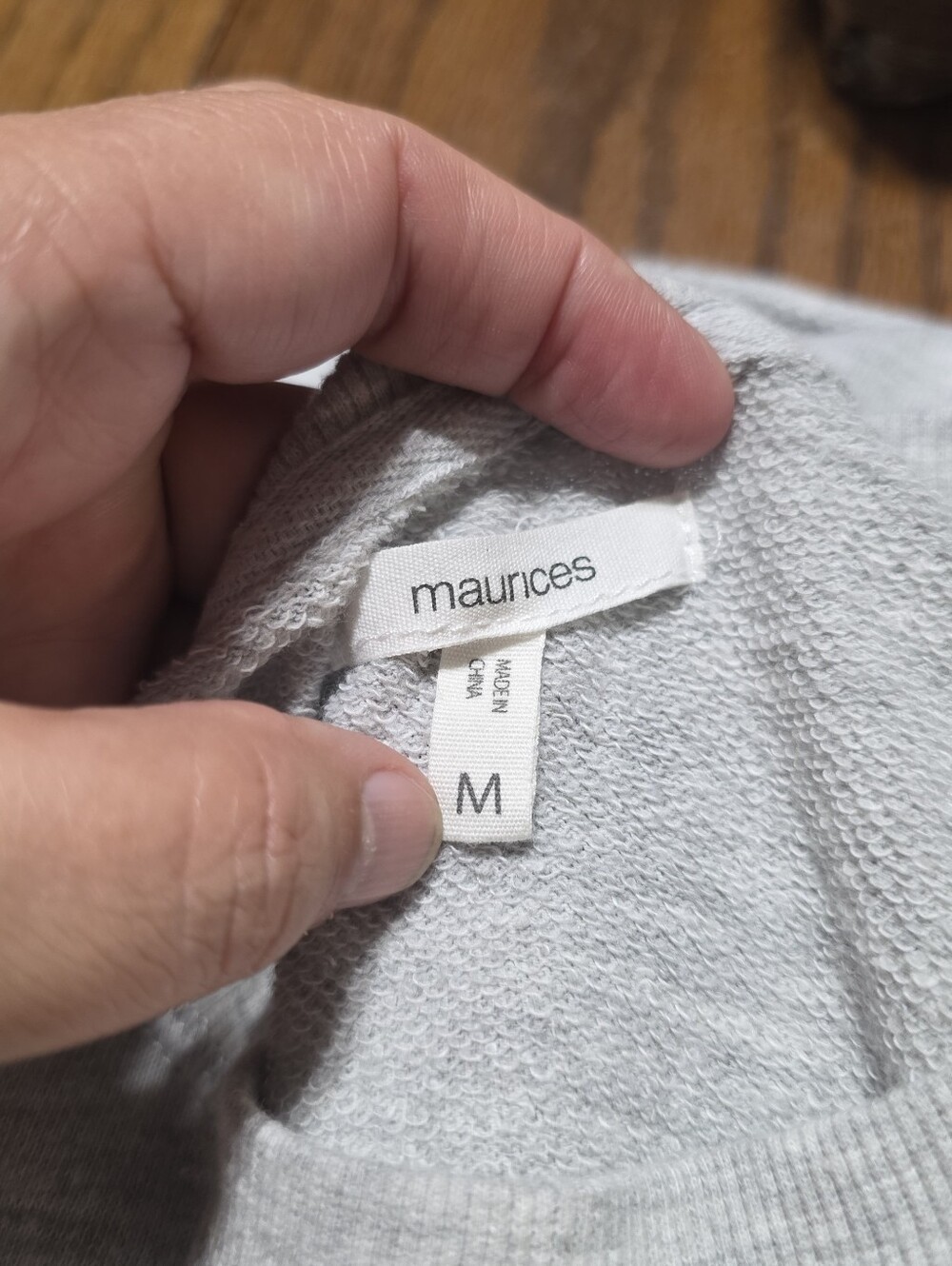 Mauruces Sunflower Relaxed Fit Sweatshirt Gray Size M - Picture 11 of 14